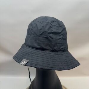 Vintage Eastern Mountain Sports Gore Tex Black Bucket Hat Small Medium EMS Nylon